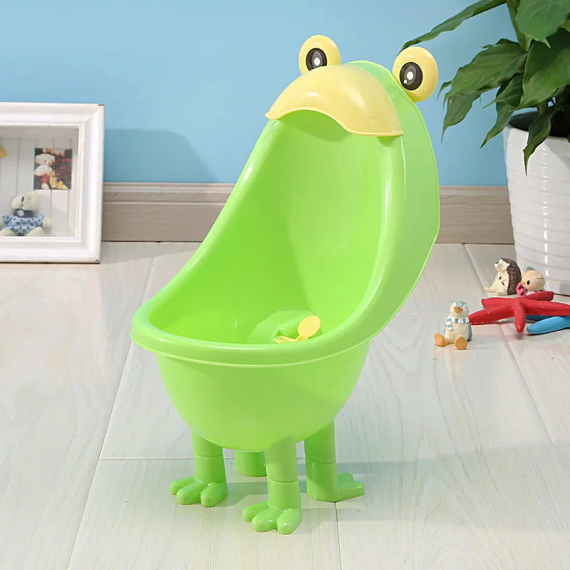 

Baby Potty Boys Toilet Training Wall-Mounted Urinal Frog Cartoon Cute Standing Children's Pot Child Toddler WC Trainer 1-6 Years