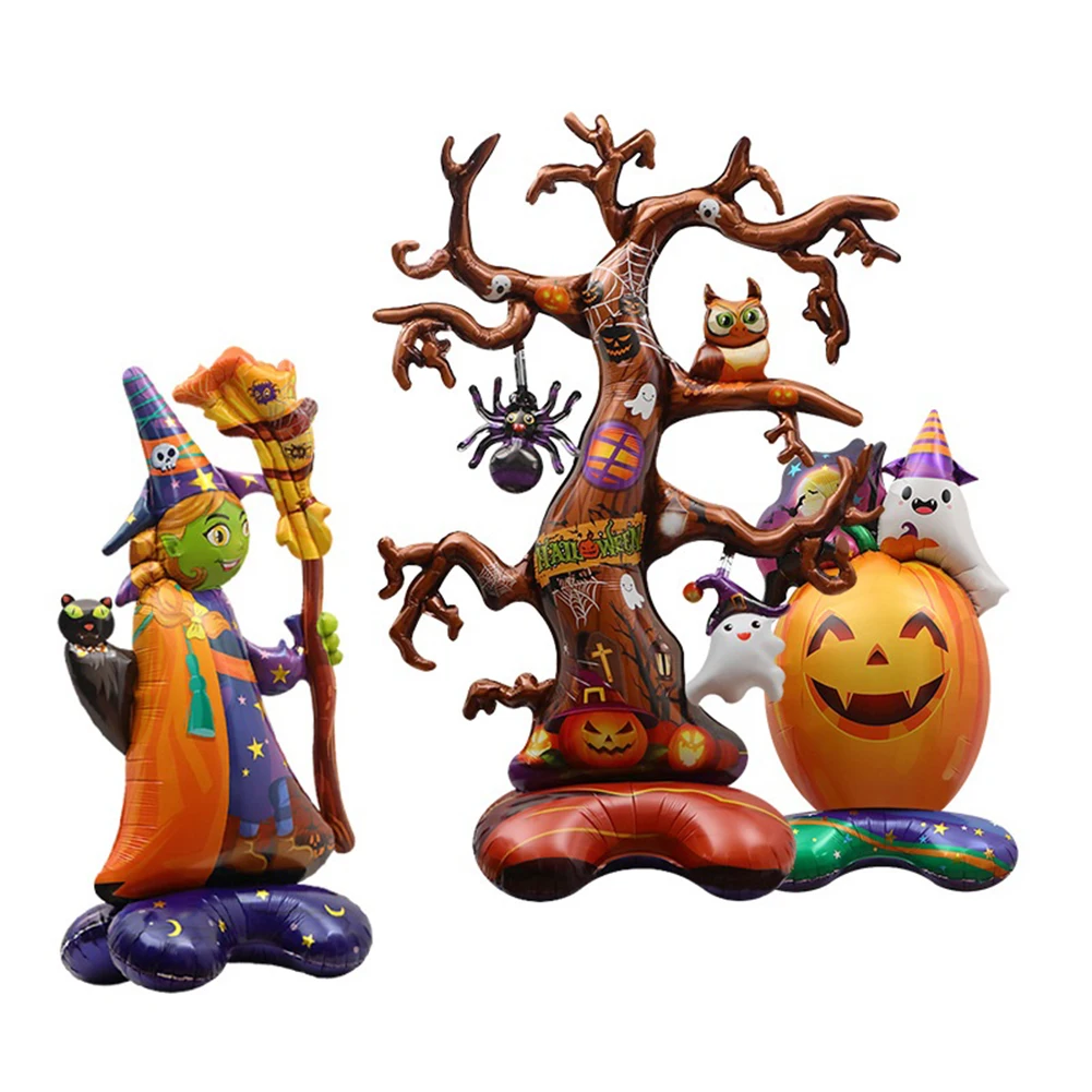 

Хэллоуин Тыква призрак дерево воздушные шары Хэллоуин украшения ведьмы фольги Воздушные шары надувные игрушки Хэллоуин вечерние принадле...