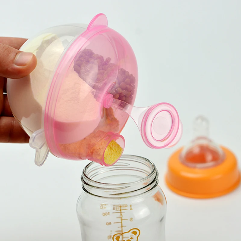 

1 Pc Baby Feeding Box Portable Milk Powder Formula Dispenser Food Container Storage Infant Kids Newborns Leakproof Food Bottle