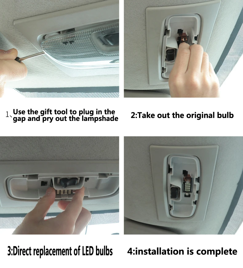 Автомобильная лампа LAOTUO Canbus для внутреннего интерьера Honda Civic 2006-2020