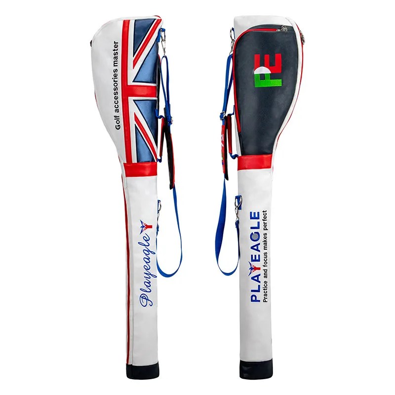 PLAYEAGLE Waterproof Nylon Golf Mini Foldable Portable Sunday Pencil  Bag  for 5~8pcs Clubs  Aviation  Accessories