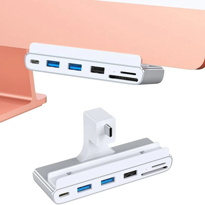 Док-станция USB C 6 в 1 хаб для Imac Ipad поддержка SD TF карт