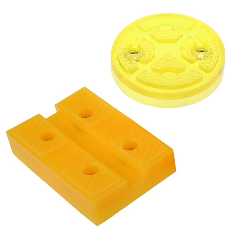 

Напольный домкрат Подставка-адаптер Подставка Резиновые дисковые подкладки Прорези для сварных швов рамы Протектор F19A