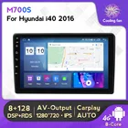 9 дюймов 1280*720 IPS Android11 автомобильный стерео радиоприемник для Hyundai I40 2011 - 2016 мультимедийный плеер Carplay WIFI аксессуары