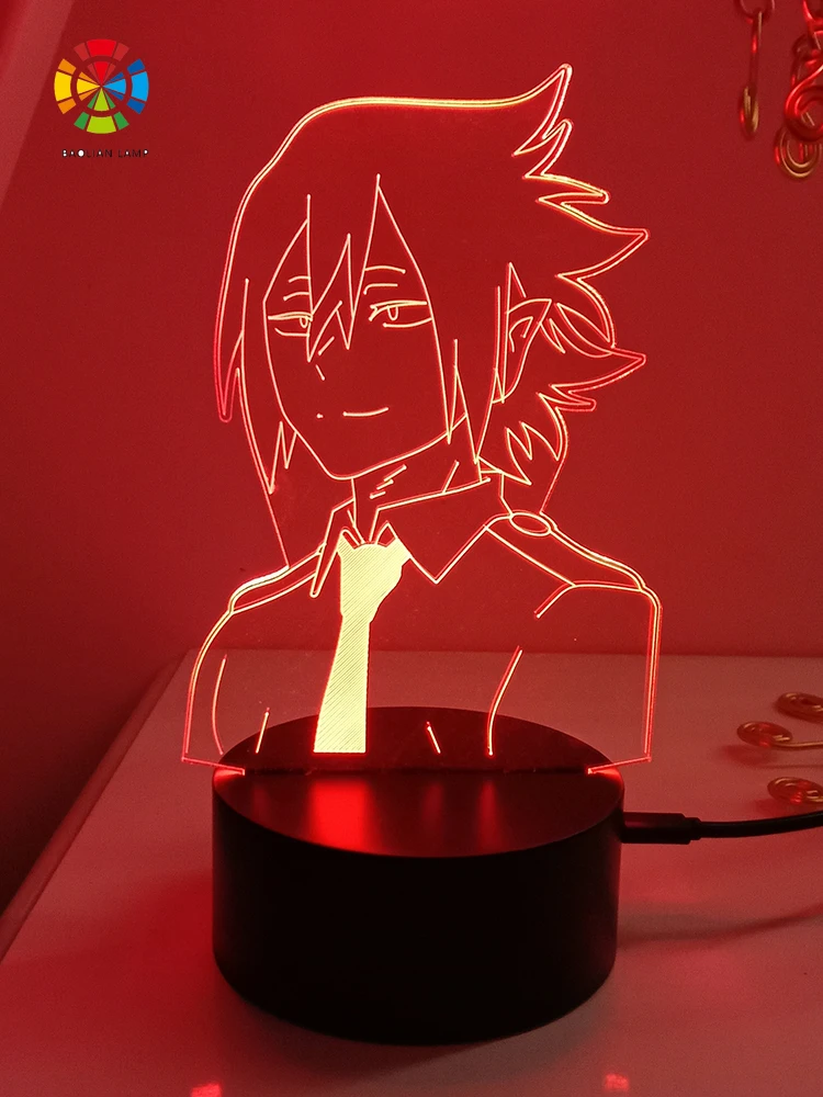 My Hero Academia Tamaki Amajiki 3d led lamp for bedhome manga ninght lights anime figure room decor lampara de noche dormitorio