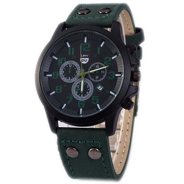 Men's Quartz Watch Belt Student Wristwatch 4