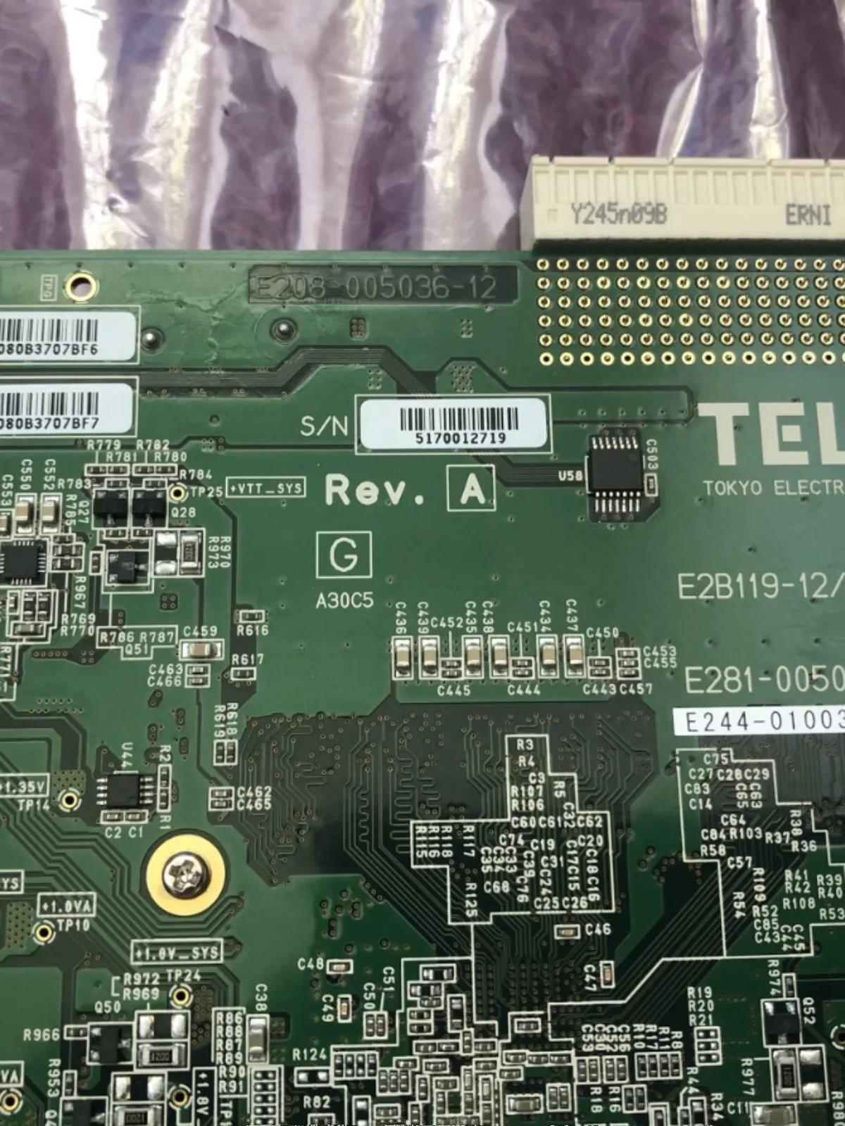 Плата управления TEL E2B119-1286MC Original Spot E281-005036-12 (art.: 3920d38746993) - 3920d38746993