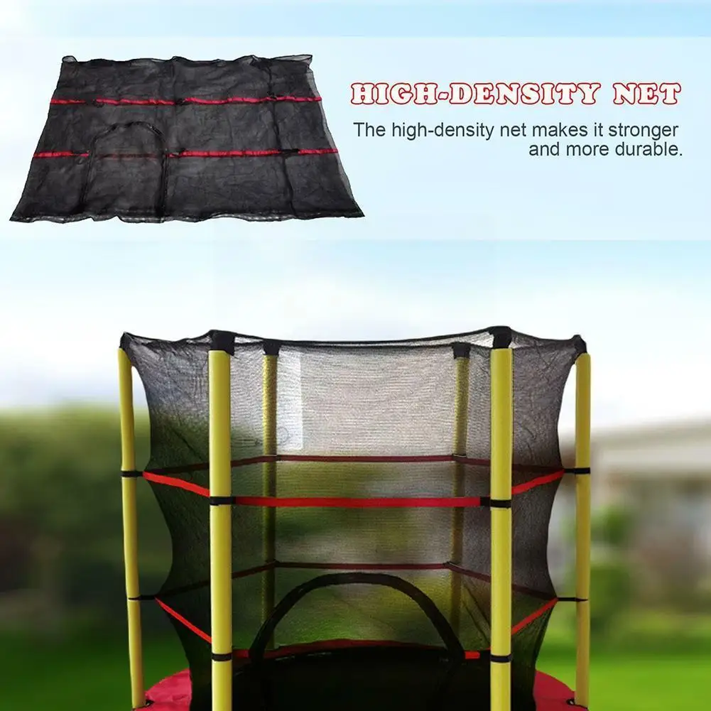 

55 Inch Trampoline Protective Net Round Mini Enclosure Exercise Bed Safety Pad Net Home Jumping Net Toys Guard Rebounder Ou G8i2