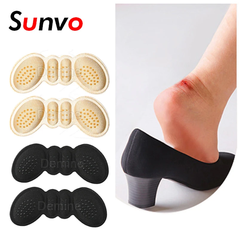 

Butterfly Heels Pads Insoles Patch Protector Pain Relief Shoes Cushion Inserts Foot Heel Grips Back Sticker Blister Prevention