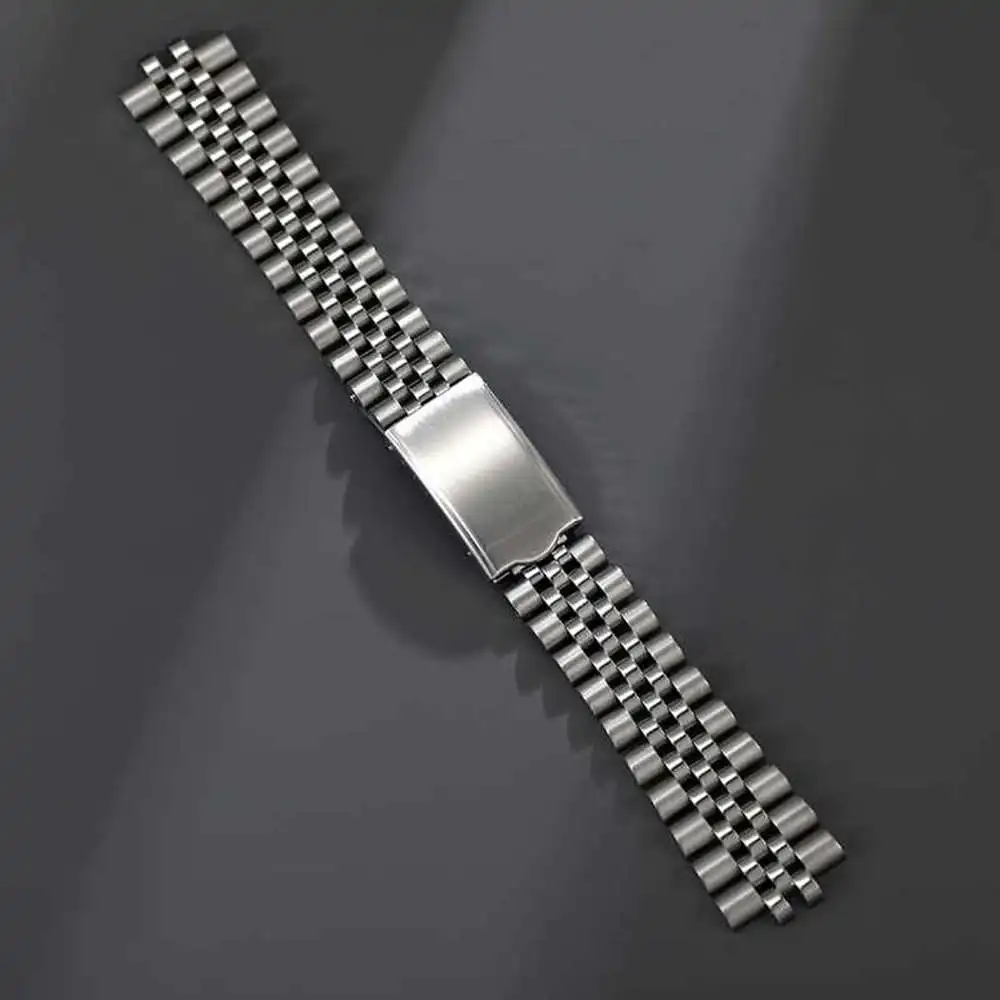 Watch Accessories Band Fits Rlx SKX5 Watch 18mm 19mm 20mm Solid 316L Stainless Steel Jubilee Strap Bracelet