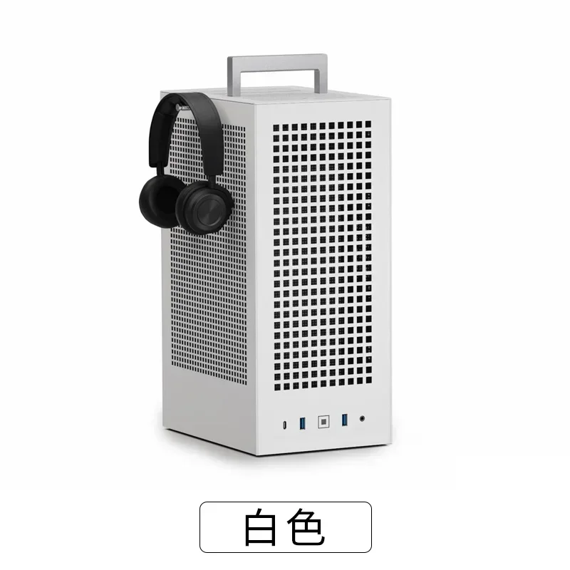 Маленький корпус HYTE ITX Revolt 3, удобная ручка, быстроразъемная конструкция, металлическая сетка (art.: 3920cde02db77) - 3920cde02db77