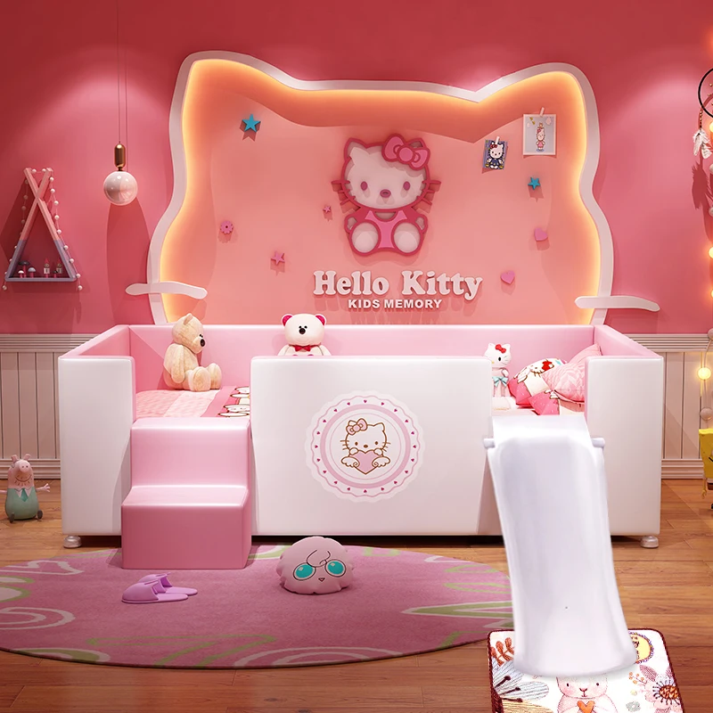 

Children's bed, girl's princess bed, girl's dream single bed, children's room, cartoon bed, child's bed, single bed