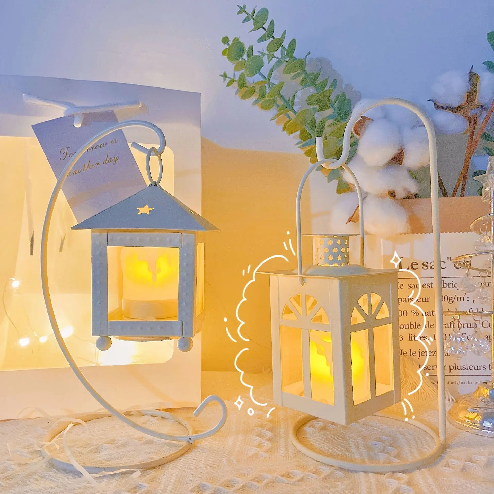 Ins девушка сердце Железный искусство скандинавский подвесной светильник