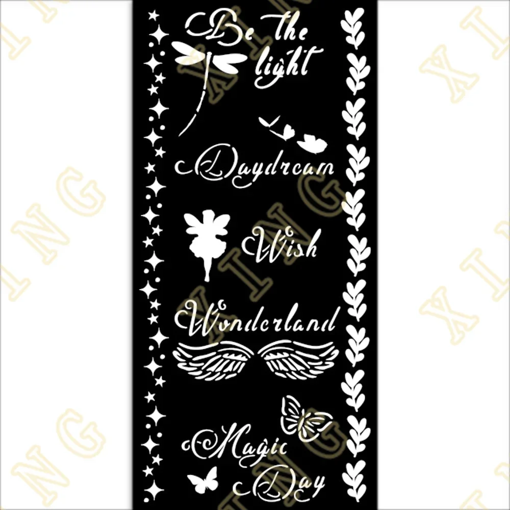 Новые бабочки Перья DIY слойные трафареты настенная живопись фотообои шаблон