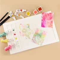 water media mat non stick silicone craft mat for painting ink blending watercoloring stamping crafting tool 40x50cm 27 3x43 8cm