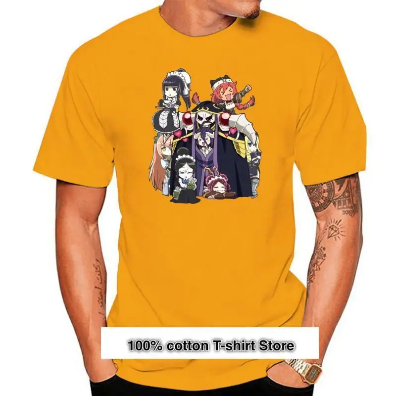

Overlord-Camiseta de manga corta para hombre, camisa básica con estampado de Overlord Pleiades, de algodón, de gran tamaño