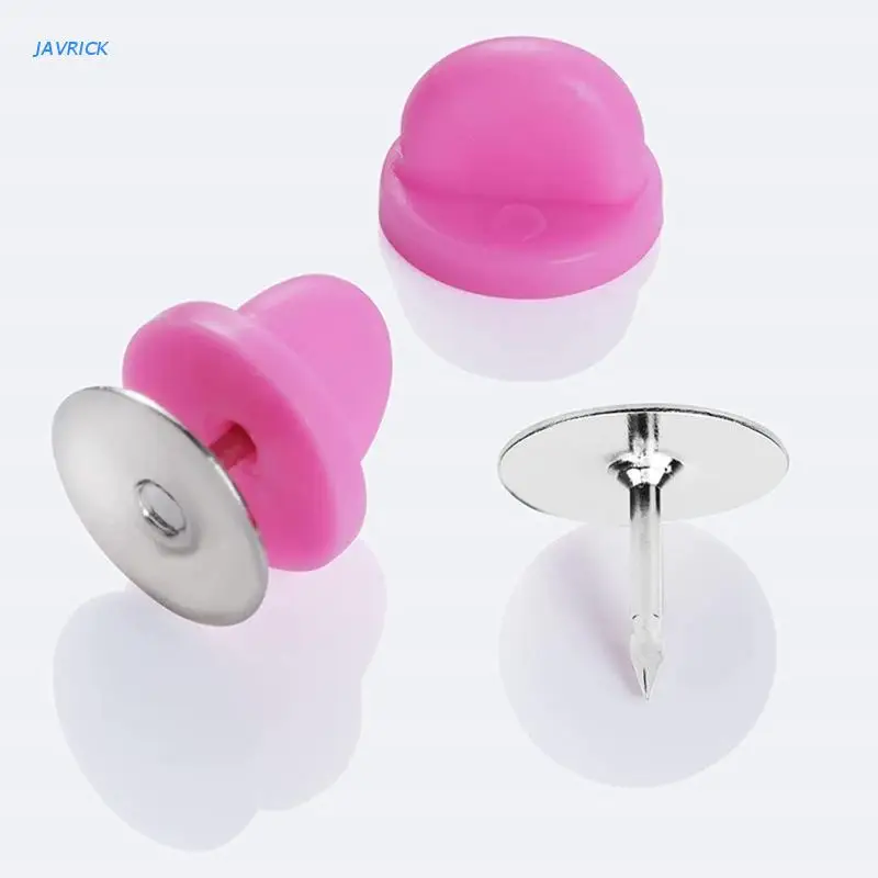 

100Pcs Clutch Backings Pin Keepers Replacement for Uniform Badges Tie Tack