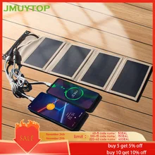 Outdoor Hiking Waterproof Solar panel 5V 7W For Iphone Samsung power bank Solar USB Portable Solar Charger 10W camping Accessori