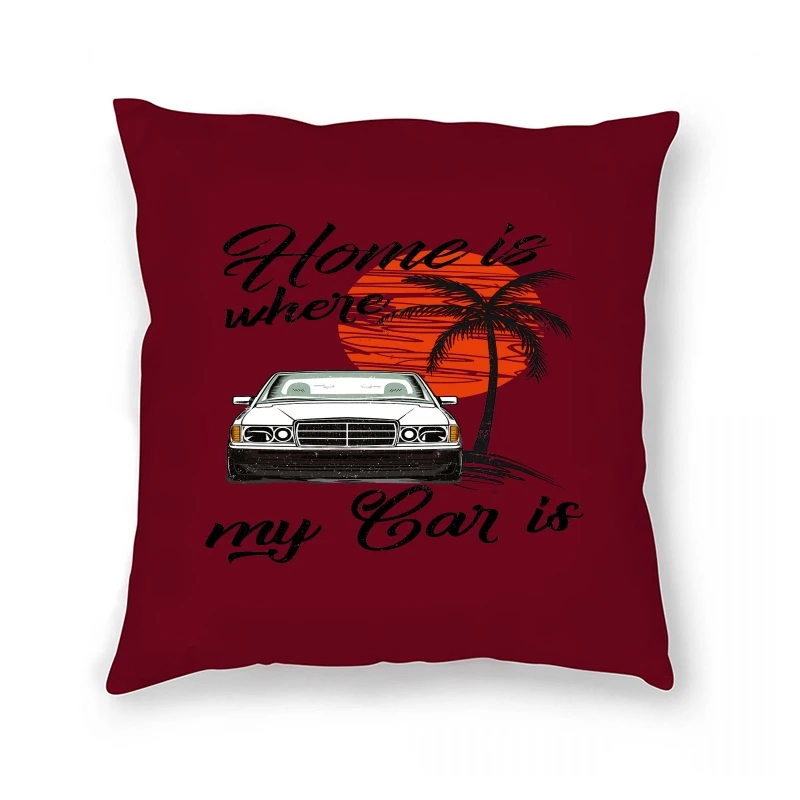 

Забавный стек W124 класс круглый воротник Подушка Чехол одежда Молодежный стиль автомобиля