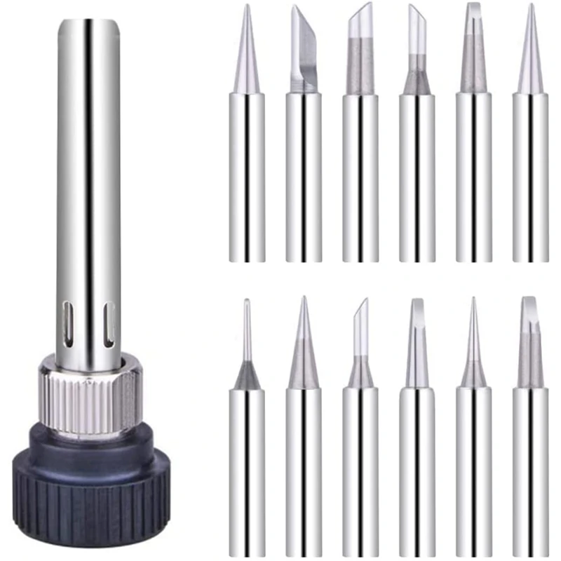 

900M-T Soldering Tips Soldering Tip Replacement Soldering Tip Set, Lead-Free Soldering Tip Kit,For Soldering Station Etc