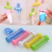 bathroom accessories toothpaste dispenser plastic wall mounted labor saving toothpaste squeezer simple and convenient