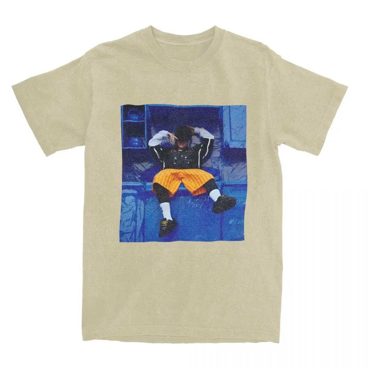 Футболка мужская с круглым вырезом 100 хлопок коротким рукавом