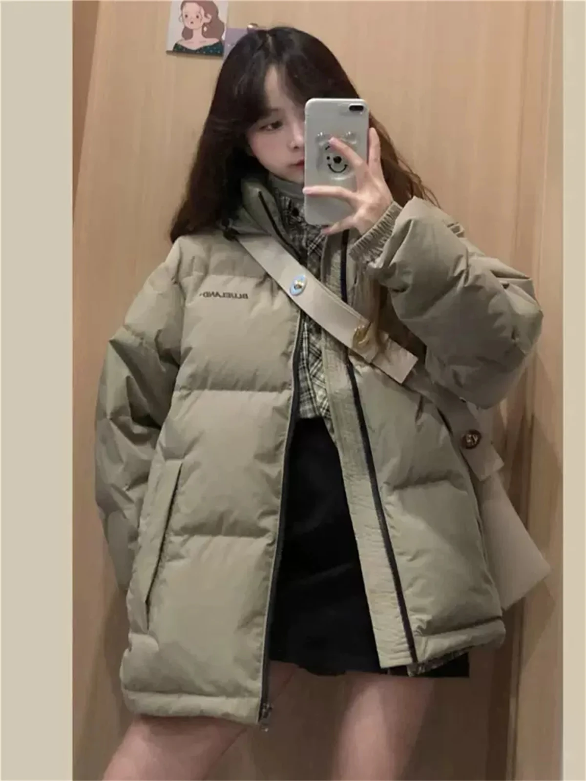 Small Sense Of Design Korean Cotton Padded Clothes Women's 2022 New Cotton Padded Jacket Winter Loose Oversize Fashionable