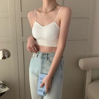 womens cotton underwear tube tops sexy solid color top fashion hollow out short top female outdoor tank up sexy lingerie