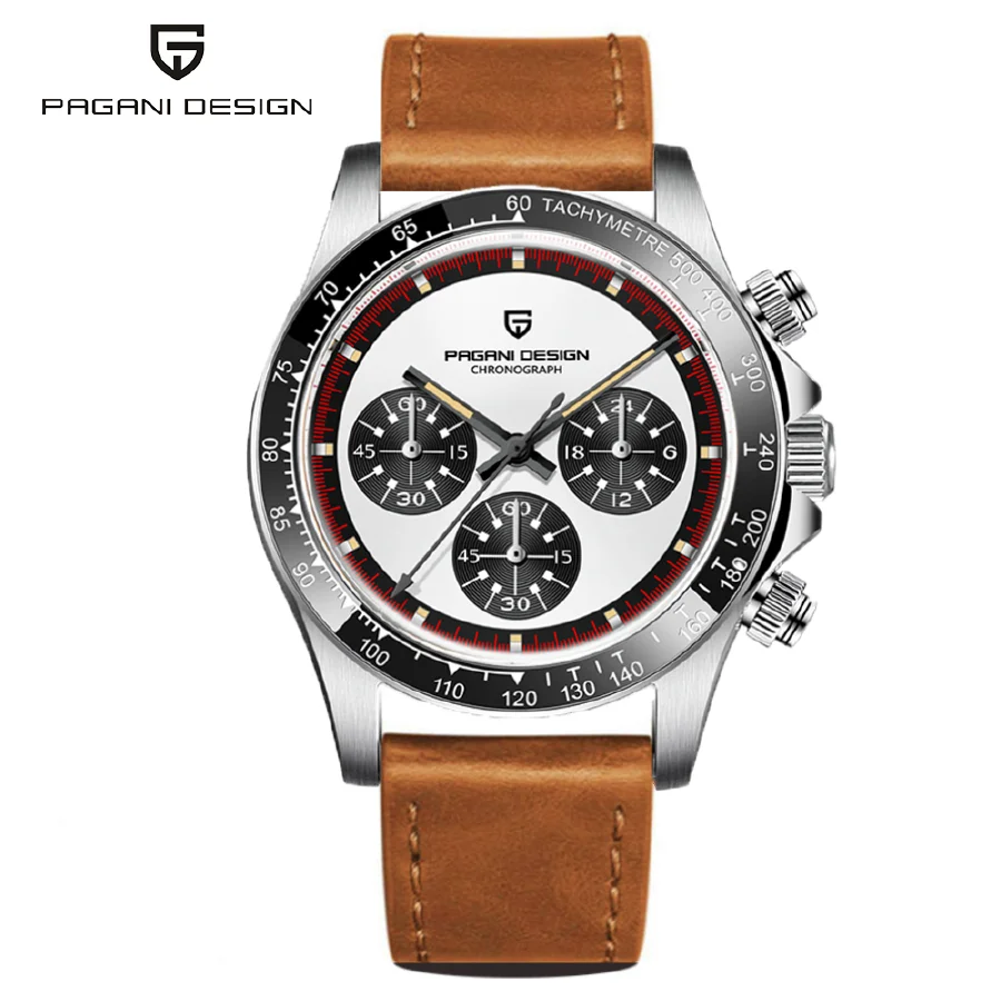 

PAGANI DESIGN New 40MM Men Quartz Wristwatches Luxurious Sapphire glass Chronograph Stopwatch Japan VK63 Stainless Watch for Men