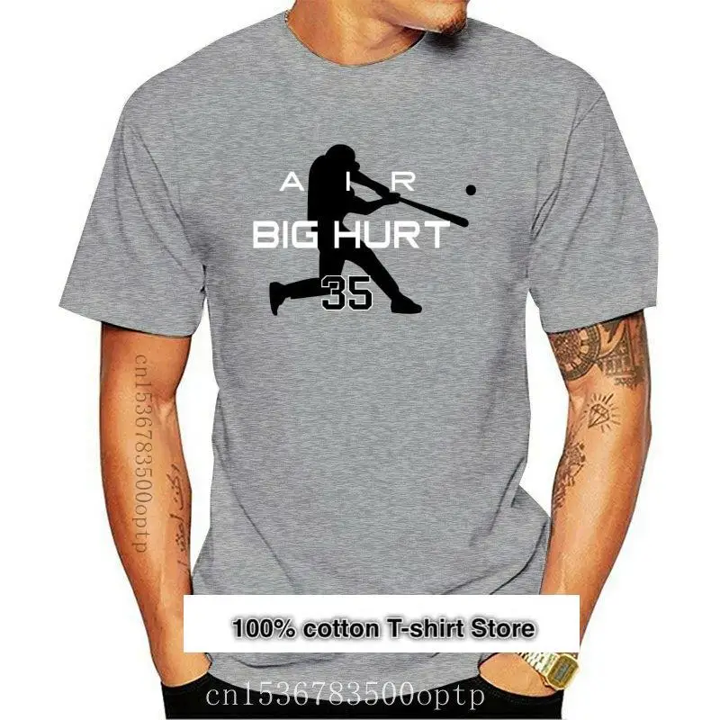 

Camiseta de Frank Thomas The Big Hurt, camiseta de Chicago, S-5XL, color blanco