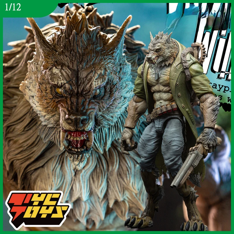

Anime 1/12 Furayplanet Series Mu-Fp002 Jiang Meng Action Figure Joint Movable Werewolf Veteran William Model Collectible Gifts