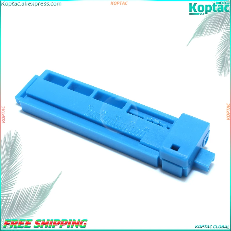 

10pcs 2 In 1 Economical Fixed Length Fiber Optic Cable Stripper Optical Fiber Cutting Guide Rail FTTH Tool