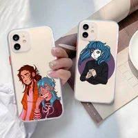 sally face phone case for iphone x xr xs 7 8 plus 11 12 13 pro max 13mini translucent matte shockproof case