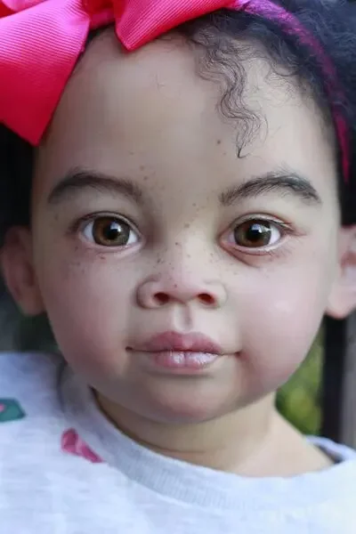 Индивидуальная 32-дюймовая кукла реборн Meili уже готовая с милым платьем и волосами