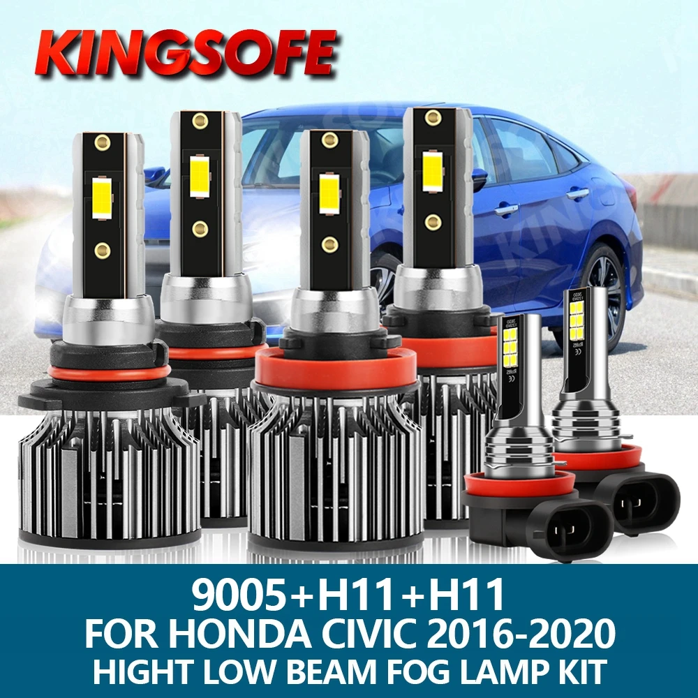 

6 шт., автомобильные лампы 9005 лм 100 Вт 2016 Вт