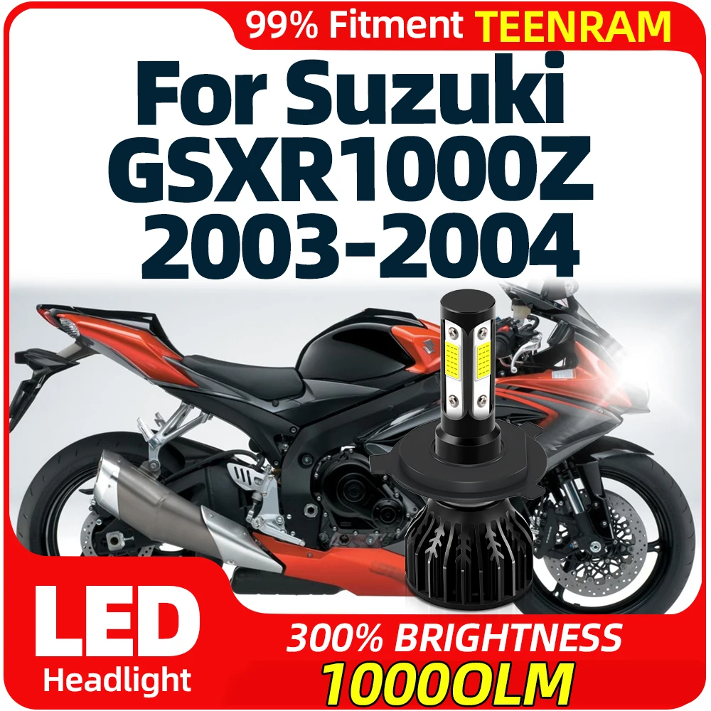 Суперъяркая лампа для мотоцикла 60 Вт 10000 лм 6000 К 12 В Suzuki GSXR1000Z 2003 2004