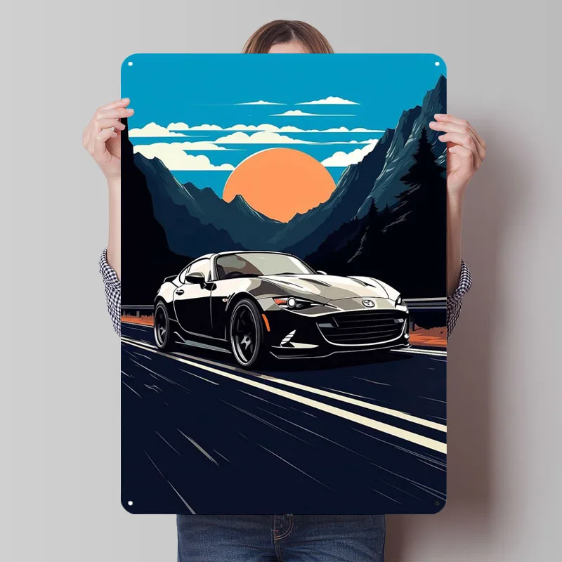 

Металлическая вывеска Mazda MX5 RF