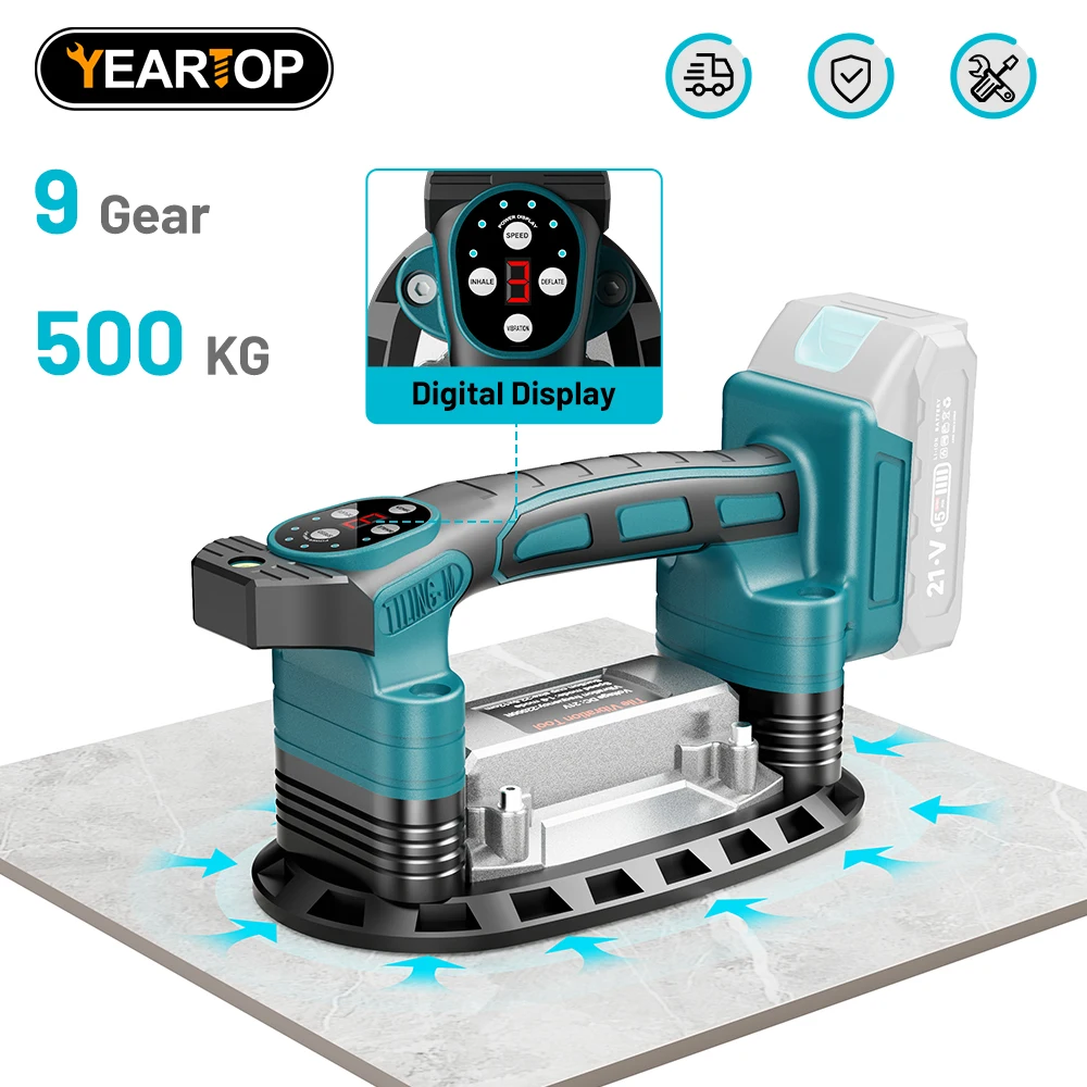

YEARTOP 9-скоростной вибрационный уровень для плитки Makita 18 В