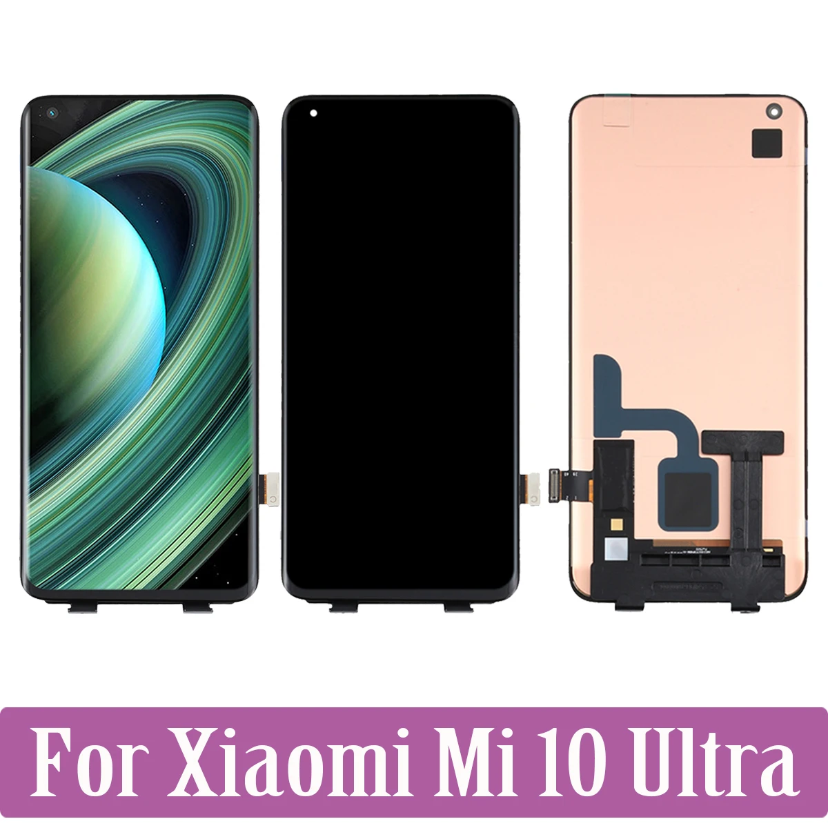 Original AMOLED For Xiaomi Mi 10 Ultra M2007J1SC LCD Display Touch Screen Digitizer Assembly For Xiaomi Mi10 Ultra LCD