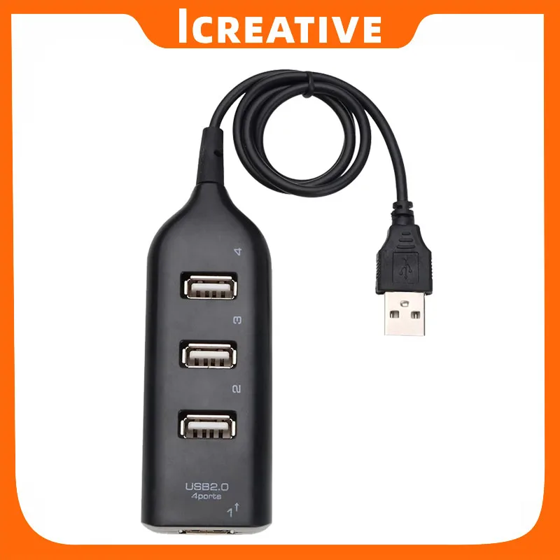 

Mini USB 2.0 4-Port Splitter For PC Laptop Notebook Hi-Speed Hub Adapter USB Hub Portable USB HUB 2.0 Connector Usb Splitter
