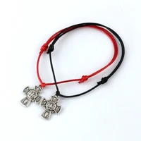 20pcs jesus christ crucifix cross pendant bracelets for women men catholic christian jewelry gift b 248
