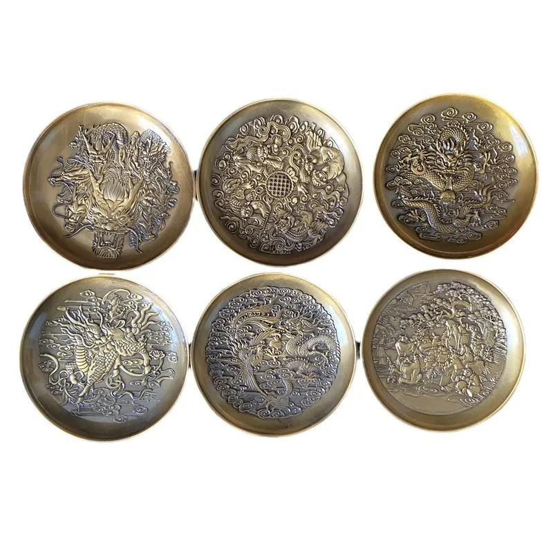 Тарелки для украшения дома тарелки с драконом и Фениксом пиксиу цилином