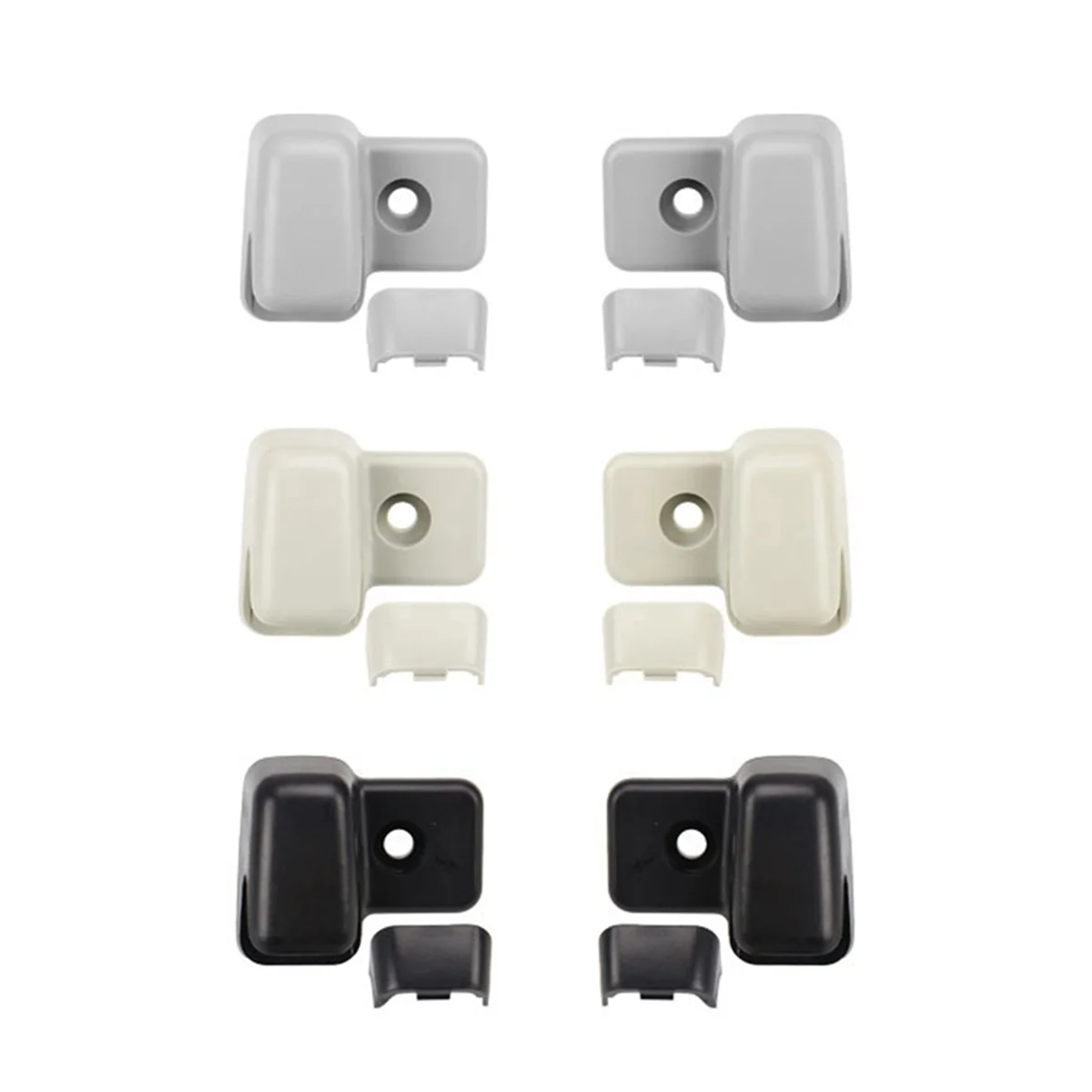 Бежевый автомобильный солнцезащитный козырек чехол для зеркала макияжа