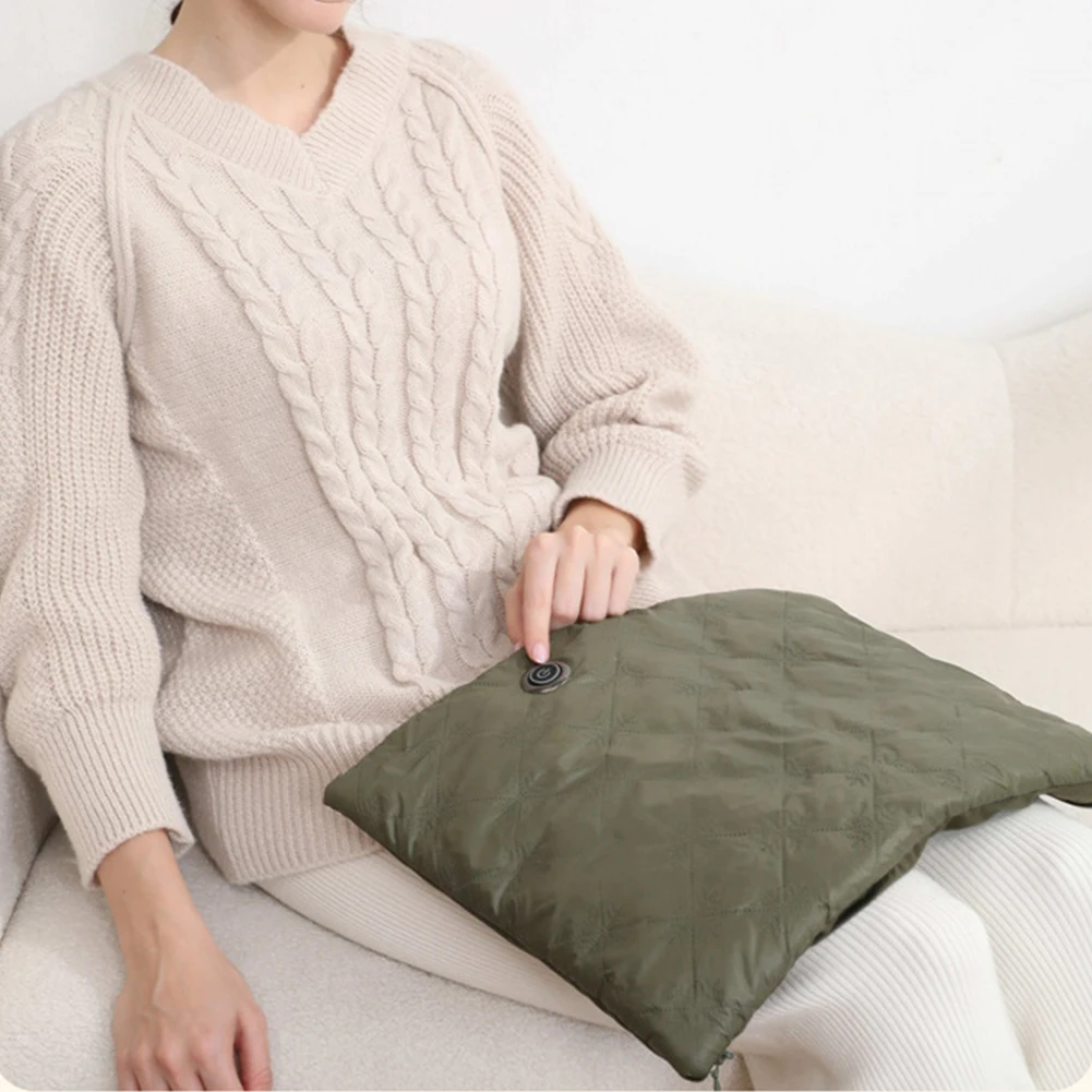 USB электрическая грелка для рук графеновая теплая сумка подушка перчатки