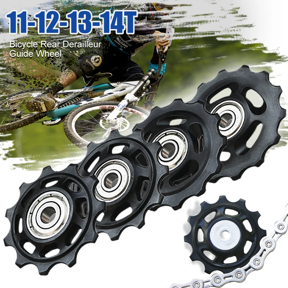 

11T/12T/13T/14T MTB Bicycle Rear Derailleur Guide Wheel Steel Bearing Road Bike Pulley Jockey Wheel For Shimano Cycling Parts
