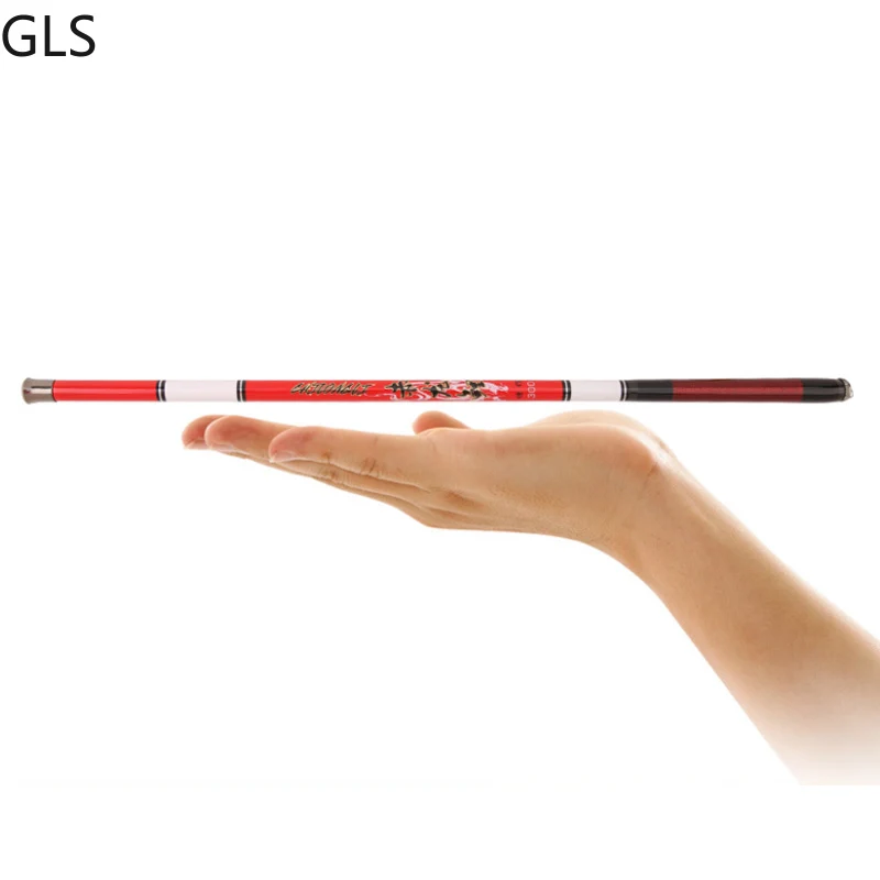 

GLS New 1.5M 2.7M 3.6M 4.5M 5.4M Carbon Power Hand Rod Anti-corrosion Freshwater Carp Super Fast Stream Fishing Rod