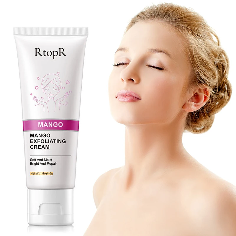 

RtopR Facial Exfoliating Gel Cream Whitening Moisturizing Facial Scrub Clear Acne Blackhead Facial Scrub Skin Face Care