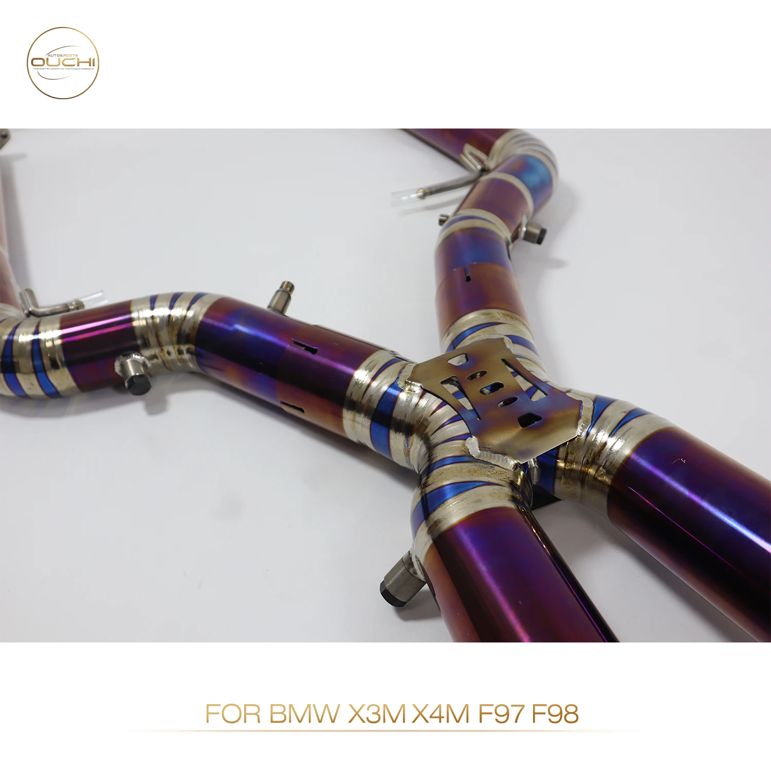 Ouchi Лидер продаж из титанового сплава Catback выхлопная труба для BMW 2019+ X3M X4M F97 F98 3.0T