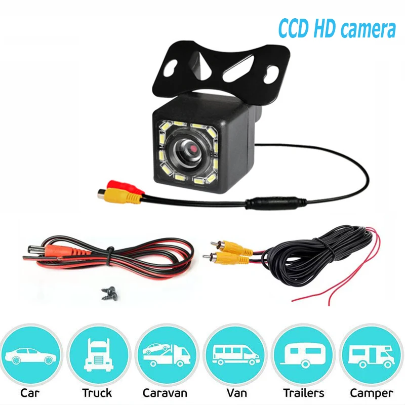 

Car reversing camera central control navigation Android large screen reversing image rear view CCD camera waterproof night visio