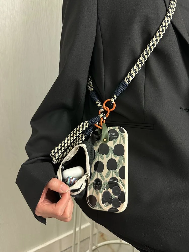 Корпус iPhone 15 Pro Модный секс Девушки Легко принять наклонный кросс - рюкзак 12 14 13 Max